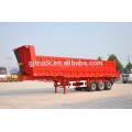 China HYVA Cylinder End Tipper Truck And Trailer Rear Dump Tipper Truck Trailer Side Tipping Truck Trailer